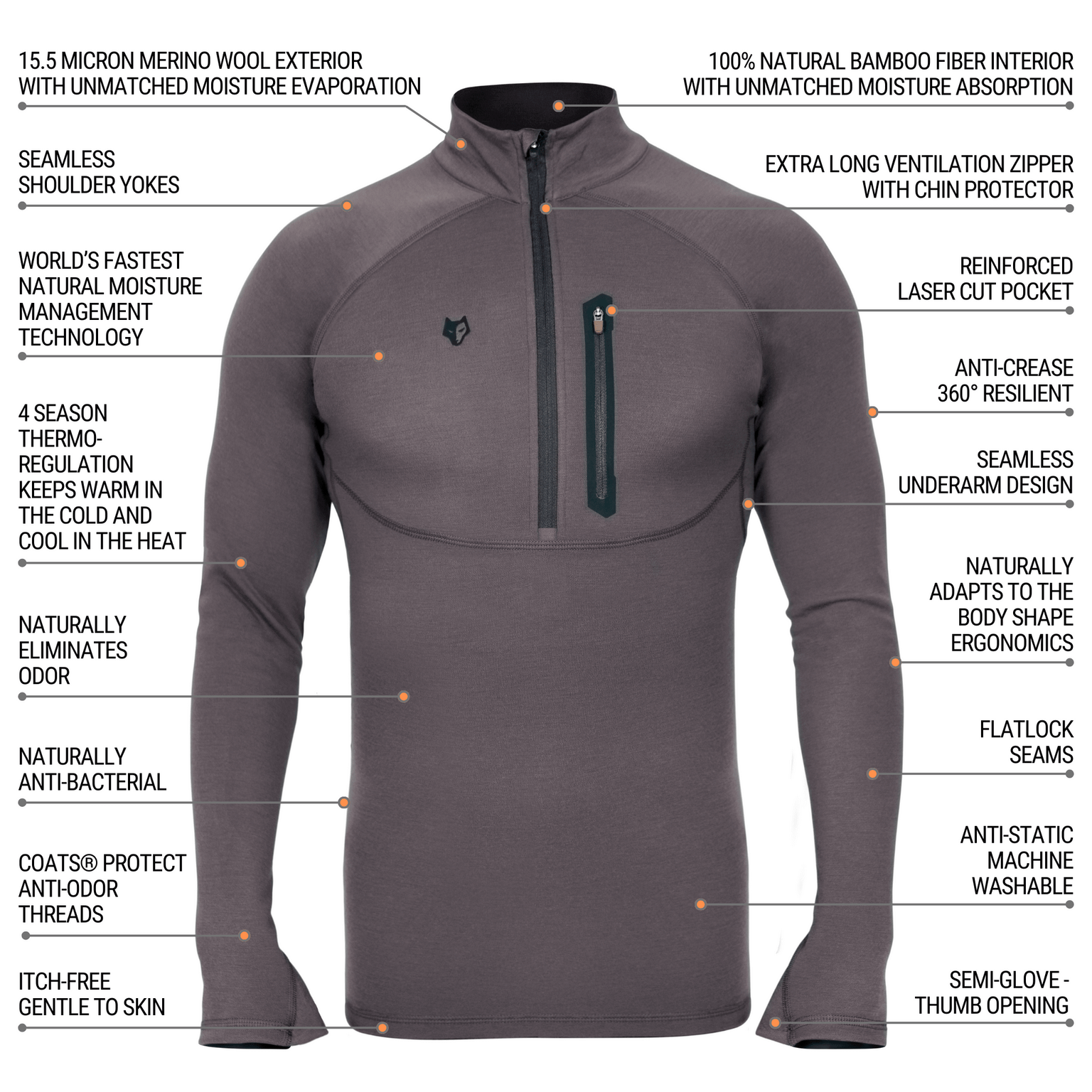 best_2BL Merino Wool Base Layer - Hunting Long Sleeve Thermal T-shirt_2025_top - mens_womens_gear_hillman