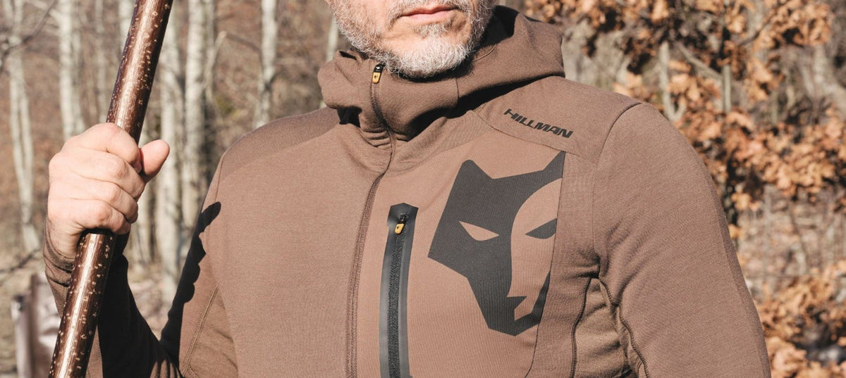 hunting layering systems in changing weather: moisture-wicking merino fleece base layers, mid layers, outer insulated jackets