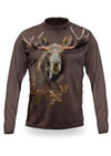 Shirts-Moose 3D T-Shirt Long Sleeve - 3012-Hillman-Hunting-Shop