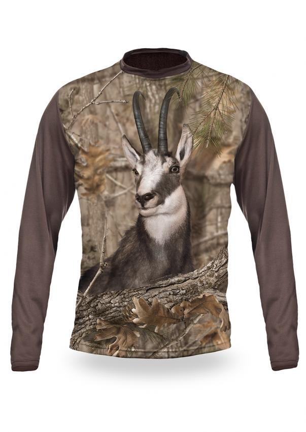 Shirts-CHAMOIS 3D T-Shirt Long Sleeve - 3010-Hillman-Hunting-Shop