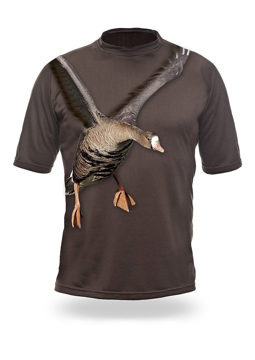 Shirts-White Fronted Goose 3D T-Shirt Short Sleeve - 1007-Hillman-Hunting-Shop