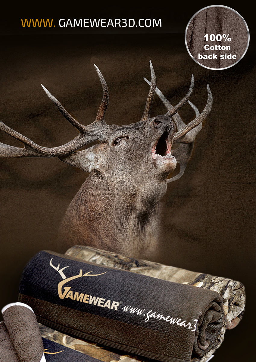 30x50cm Towel Elk | Red Deer | Hillman Hunting