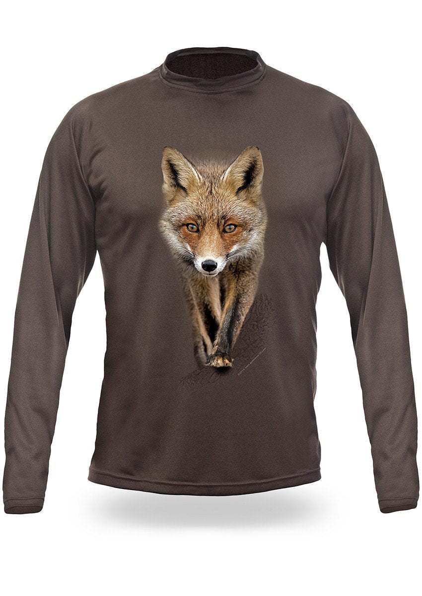 Shirts-Fox 3D T-Shirt Long Sleeve - 3005-Hillman-Hunting-Shop