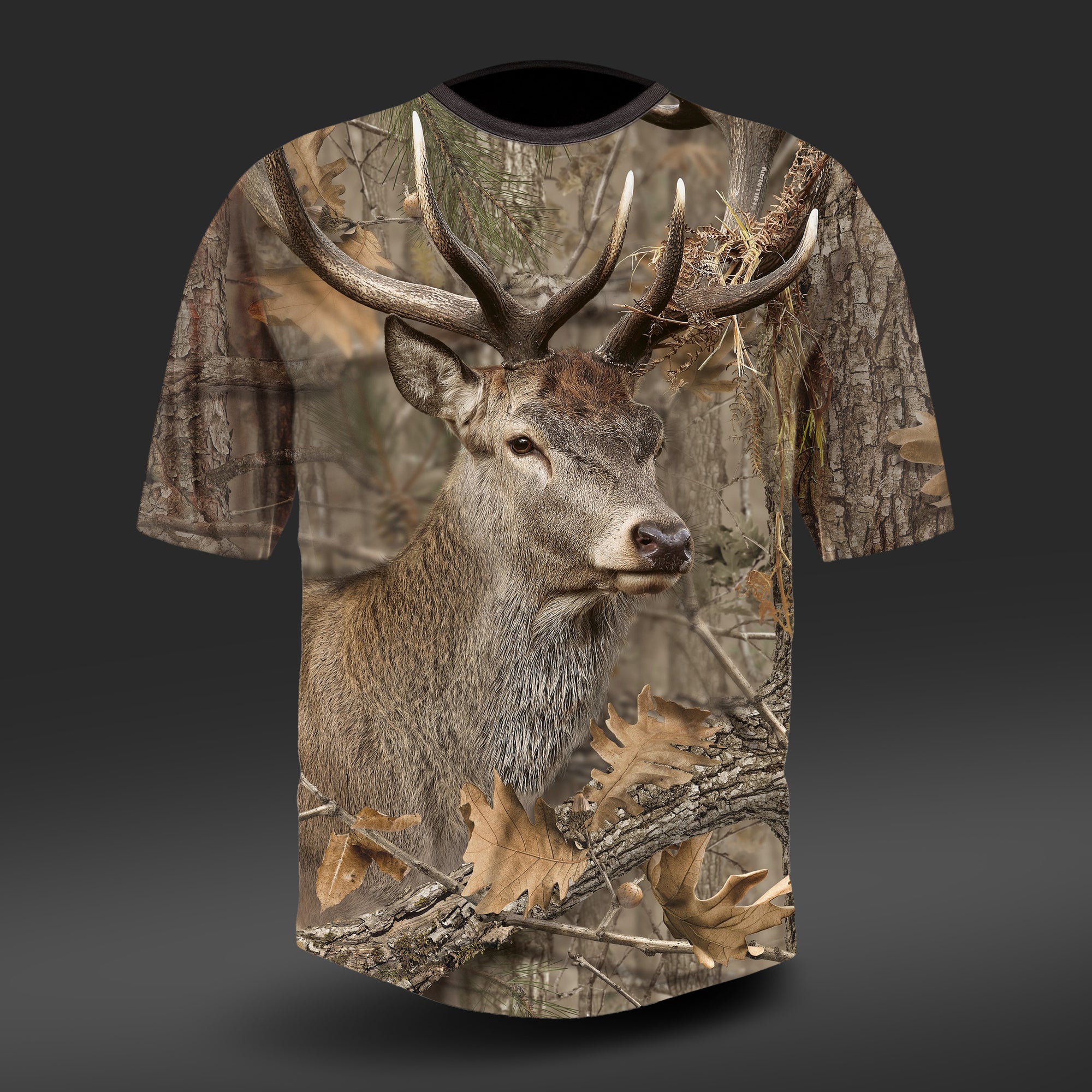 T-shirt Red Deer DGT cotton Short Sleeve | Hillman Hunting - HILLMAN